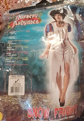 Disfraz de Halloween para mujer Nursery Krhymes Snow Fright talla L - Nuevo en paquete Foto 1 de 2