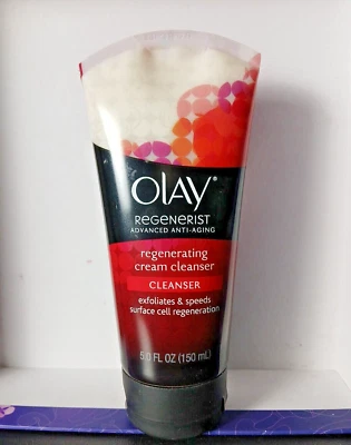 OLAY Advanced Anti-Aging Regenerist Daily Regenerating Cream Cleanser 5 Oz NOS - Image 1 of 3