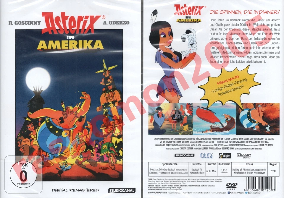 Asterix in Amerika by Gerhard Hahn | DVD