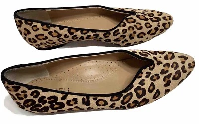 *Vaneli Mujer Talla 7.5 M Ganet Estampado Leopardo Pelo de becerro Camel Dino Planos Foto 1 de 4