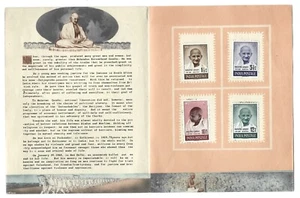 Ghandhi memorial stamps stuck down in booklet - Picture 1 of 2