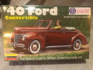 Lindberg, 1940 Ford Cabrio, Plastikmodellbausatz, SCHRUMPF! - Bild 1 von 1