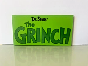 Dr. Seuss' The Grinch Logo 2018 Family Comedy American Animated Christmas Cindy - Picture 1 of 1