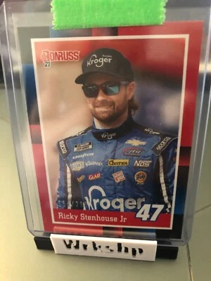 2021 Donruss Racing Retro 1988 Red #154 Ricky Stenhouse Jr /299 - Image 1 of 2