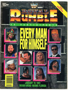 WWF Royal Rumble 1991 Program Magazine
