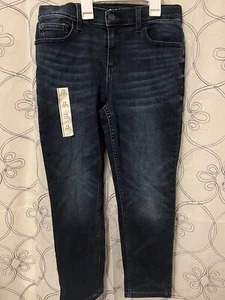 Cat & Jack Girls Skinny Stretch Adjustable Waist Blue Jeans Size 12 - Picture 1 of 4