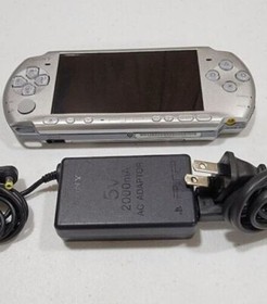 Official Sony Silver PSP 3000 with upgraded battery and charger