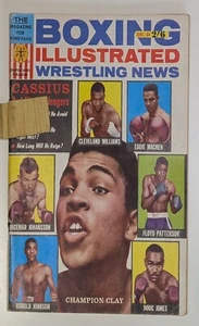 Boxing Illustrated Wrestling News Magazine June 1964 Cassius Clay Jones Machen - Picture 1 of 3