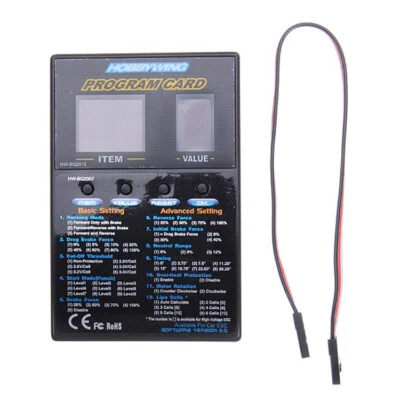 HobbyWing LED program Box General for XERUN and EZRUN Series Car Brushless ESC - Image 1 of 4