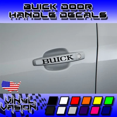 4x Decal Car Door Handle Sticker for Buick Enclave Regal LaCrosse Cascada Encore - Изображение 1 из 3