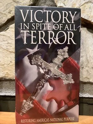 Victory in Spite of All Terror CBN Sealed VHS Lot Pat Robertson Holy Land Jihad - Image 1 of 4