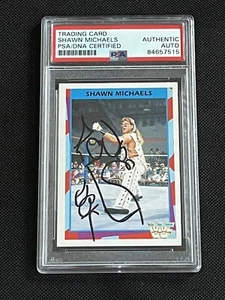 SHAWN MICHAELS 1995 MERLIN WWF SIGNED AUTOGRAPHED CARD PSA/DNA CERTIFIED - Picture 1 of 2