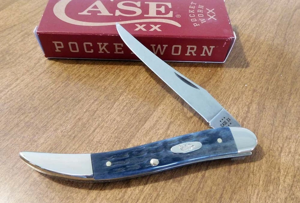 Faca/facas palito médio CASE XX nova 58421 cinza bolso usado osso irregular - Imagem 1 de 1