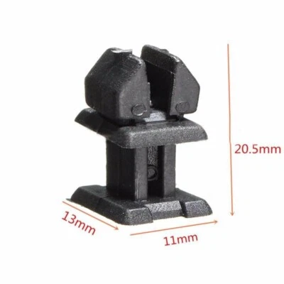 Retenedor de clips de panel de empuje para nailon 10 piezas venta caliente alta calidad Foto 1 de 4