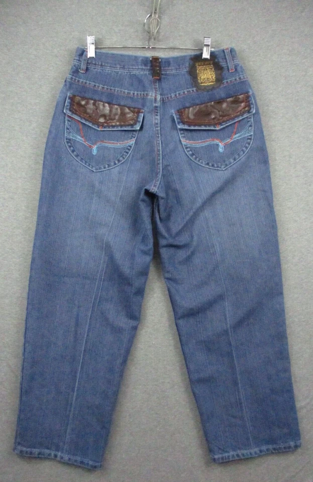 Red Ape Jeans 32x28 Men's Blue Baggy Loose Skater Hip Hop 90s Urban - Image 1 of 4