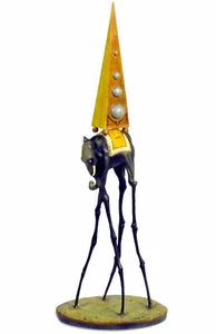 Salvador Dali *Versuchung des heiligen Antonius* Elefant Skulptur Figur - 20125C - Bild 1 von 2