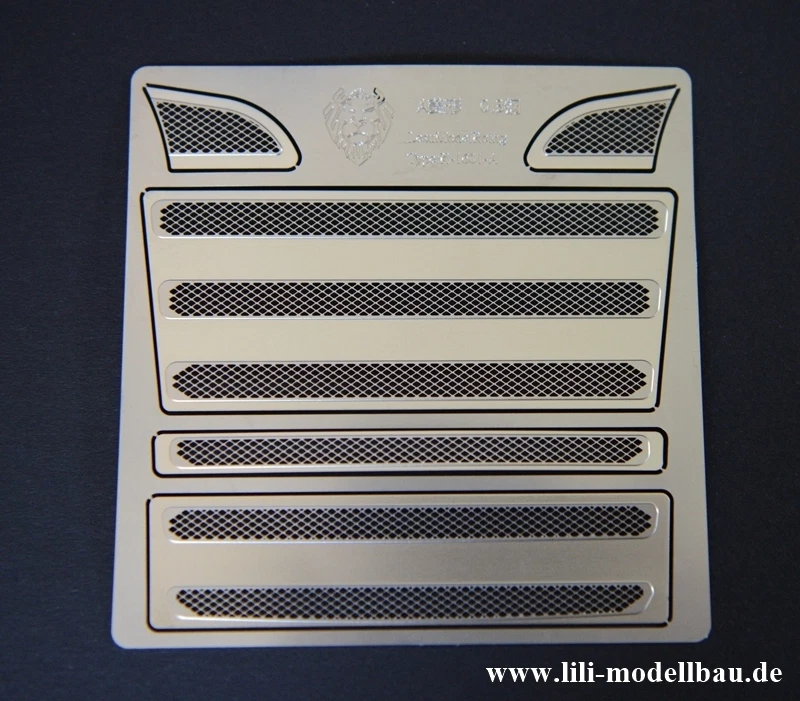 Gitter für den Grill Tamiya LKW Scania 1:14, 2 Varianten, 2 Farben - Bild 1 von 4