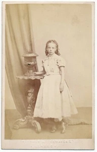 Pretty Young Teen Woman Anderson 26 Jamaica Street Glasgow Scotland CDV Photo - Picture 1 of 2