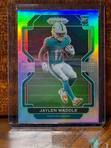 2021 Panini Prizm Jaylen Waddle Silver Prizm Variation RC - Dolphins - Picture 1 of 2