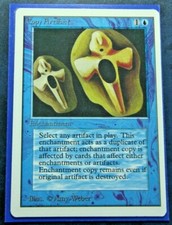 x1 Unlimited Copy Artifact English NM/EX MTG Magic the Gathering #1