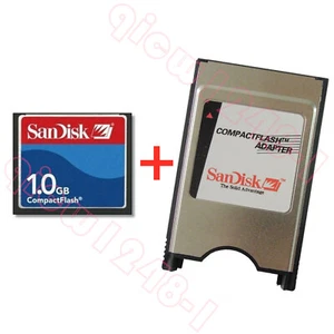 1.0GB FANUC CNC CF Compact Flash card CF-PCMCIA Adapter +For CNC ATA PC Adapter - Picture 1 of 5