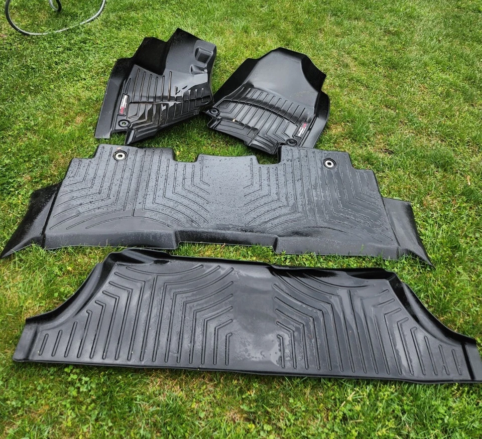 Weathertech Floor Mats For 2018-2024 Honda Odyssey. Complete Set. $300 MSRP.  - Image 1 of 1