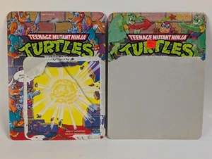 Tarjetas de respaldo de rayos Triceraton de colección Playmates TMNT Teenage Mutant Ninja Turtles - Imagen 1 de 2