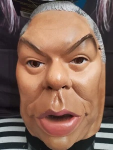 Vintage Cesar Colin Powell Political Mask 2001 Halloween Purge New With Tag - Picture 1 of 24