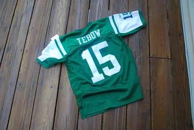 Camiseta deportiva New York Jets Tim Tebow COSIDA juvenil talla grande 14/16 Reebok Foto 1 de 2