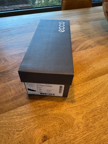 ECCO Mocassino donna Felicia elasticizzato slip on 6 6 5 nero nero. EU 37 nuovo con scatola