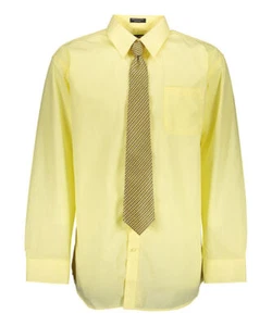 Men's Dress Shirts With Matching (Random design) Tie Set Cotton-Blend Shirt Set - Picture 1 of 20