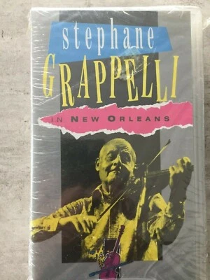 STEPHANE GRAPPELLI In New Orleans (UK VHS-Video Polygram 088350-3 / OVP) - Bild 1 von 2