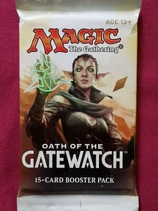 Magic The Gathering OATH OF THE GATEWATCH New Sealed Booster Pack MTG - Picture 1 of 5
