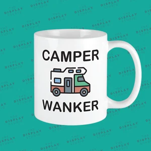 Campervan Lovers Gift - Funny "Campervan W*nker" VW Transporter Mug (11oz) - Picture 1 of 4
