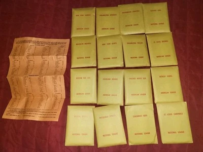 1930 Season APBA Baseball Card set  From 1975 OOP Babe Ruth Lou Gehrig - Image 1 of 4