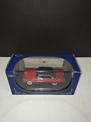 Signature Models 1/32 Scale 1956 Plymouth Savoy Red & Black Diecast Collectible - Image 1 of 4