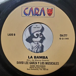 "Tejano Tex Mex" David Lee Garza La Bamba "Rare 45" - Picture 1 of 2