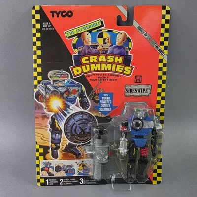 Figura de acción Tyco Crash Test Dummies SIDESWIPE Junkbot de colección 1992 NUEVO Foto 1 de 4