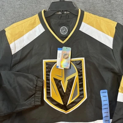 Las Vegas Golden Knights GIII Pullover Windbreaker Jacket Stitched Mens L NEW - Image 1 of 4