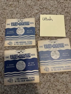 Vintage Utah View Master Slides Old Rare Viewmaster Very Nice Condition - Image 1 of 3