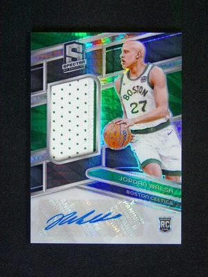 2023-24 Panini Spectra Jordan Walsh RC Rookie Auto Patch /10 - Image 1 of 2