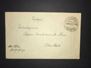 Feldpostbrief Tübingen 1917 nach Schwäbisch Hall - Picture 1 of 2