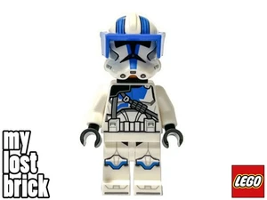 LEGO Star Wars - Minifigura Clone Heavy Trooper 501st de 75345 (sw1247) - NUEVO - Imagen 1 de 11