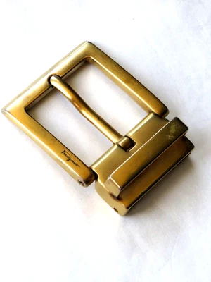 Hebilla de cinturón de aleación para hombre Salvatore Ferragamo genuina Foto 1 de 3