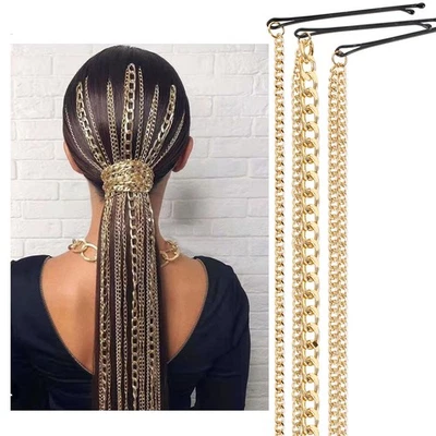 Women's Hair Chain Wave Fashion Headdress Hair Accessories Women - Image 1 of 4
