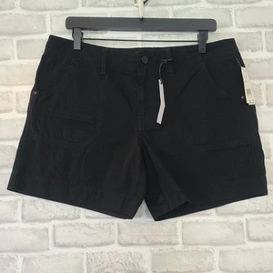 Pantalones Cortos Carga Sanctuary Switchback Algodón Puños Negros NUEVO Mujeres 31 Festival - Imagen 1 de 6