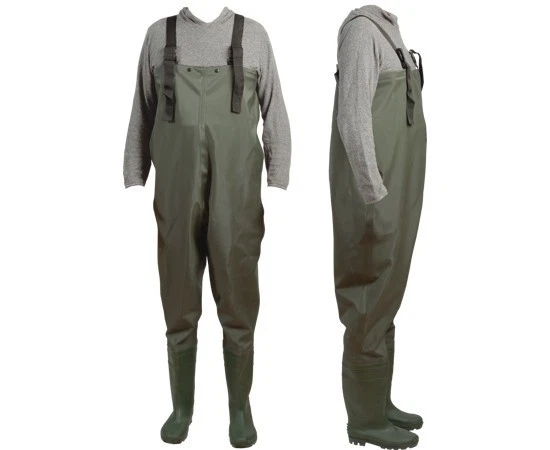 Zebco PVC Wader Verde / Pesca Stivaloni Impermeabili fino Al Torace - Immagine 1 di 4