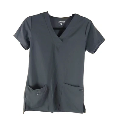 Blusa Médica Jockey Para Mujer Gris Talla X Pequeña Enfermería Foto 1 de 4