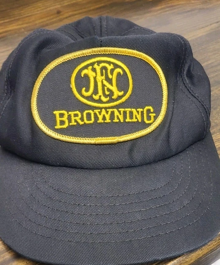 Gorra Browning vintage años 90 espalda a presión ajustable negra caza al aire libre adulto Foto 1 de 4