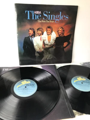 Abba - The Singles The First Ten Years - LP Vinyl X2 - EX/VG - Image 1 of 4